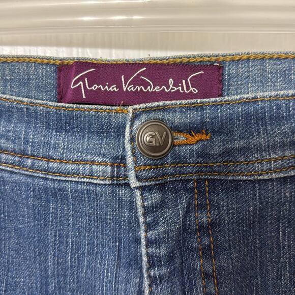 Gloria Vanderbilt blue jeans size 10 - Picture 3 of 7